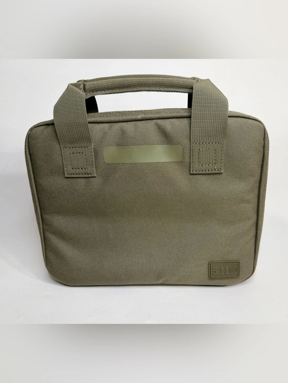 5.11 Single Pistol Case, Ranger Green 9”H x 12”L x 3” Deep Range Bag Full Zip